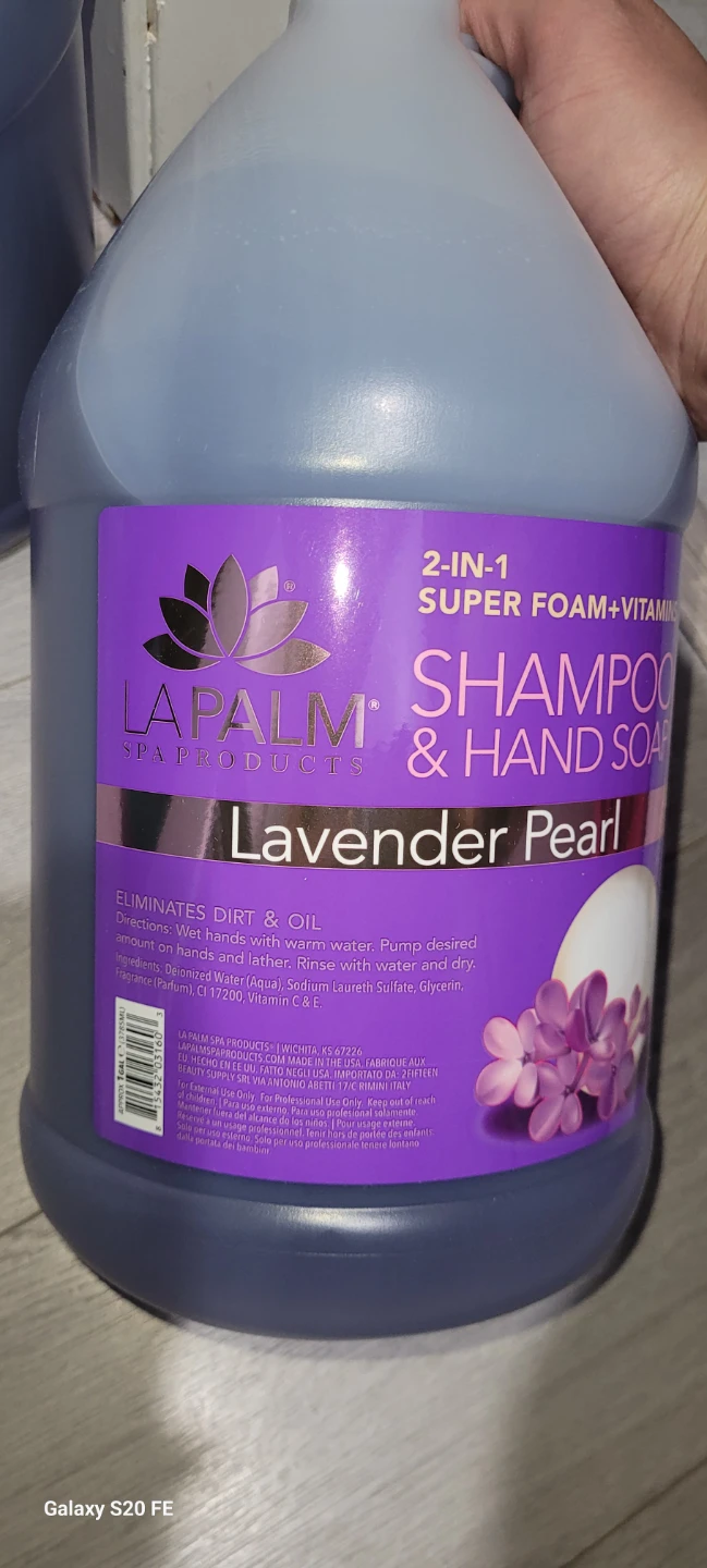 La Palm Lavender Pearl 2-in-1 Shampoo & Hand Soap