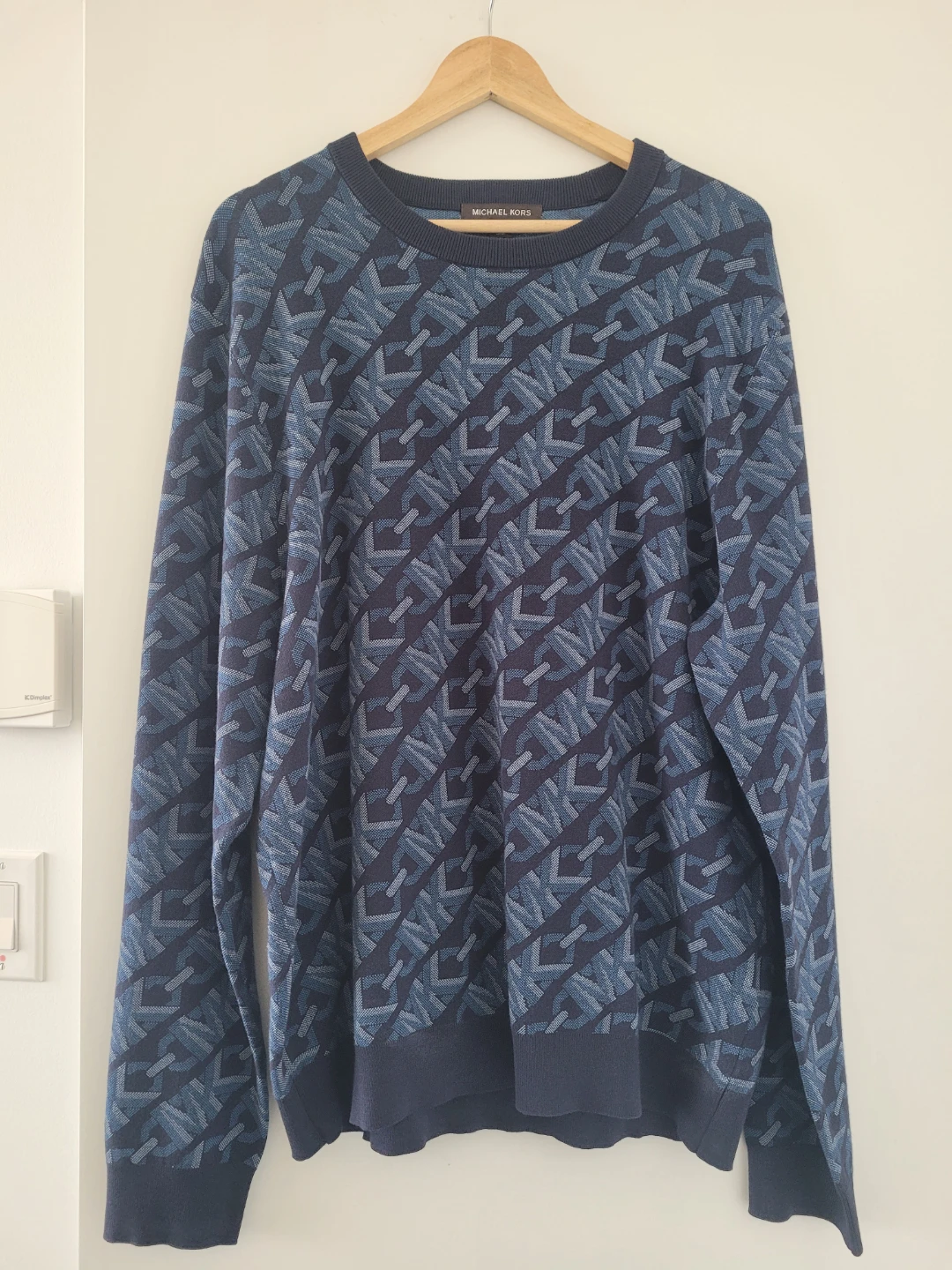 [XL] NWOT Men's Luxury MK Monogram Knit Sweater