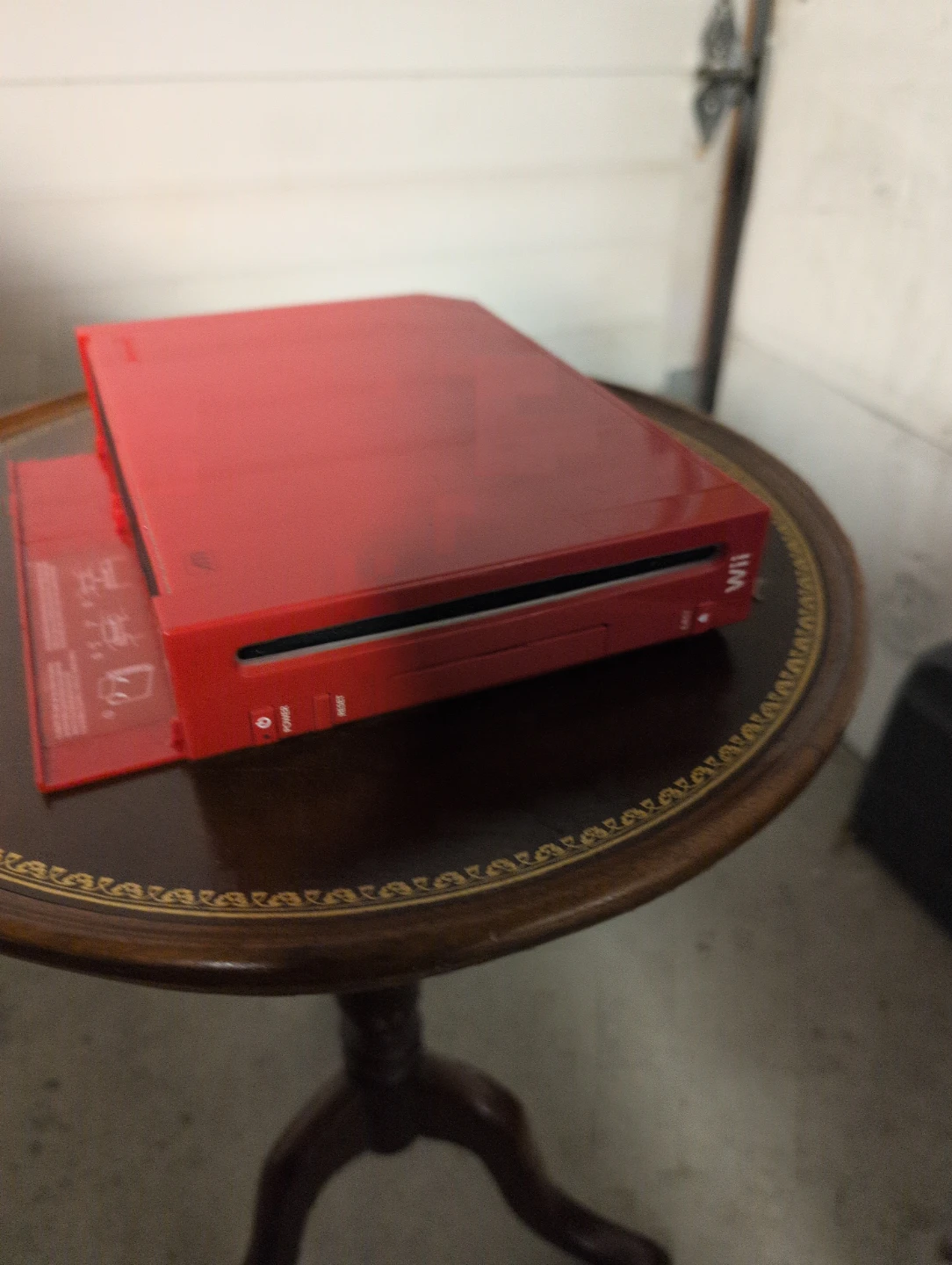 Red Mario Edition Nintendo Wii Console - Software reset required - photo 2