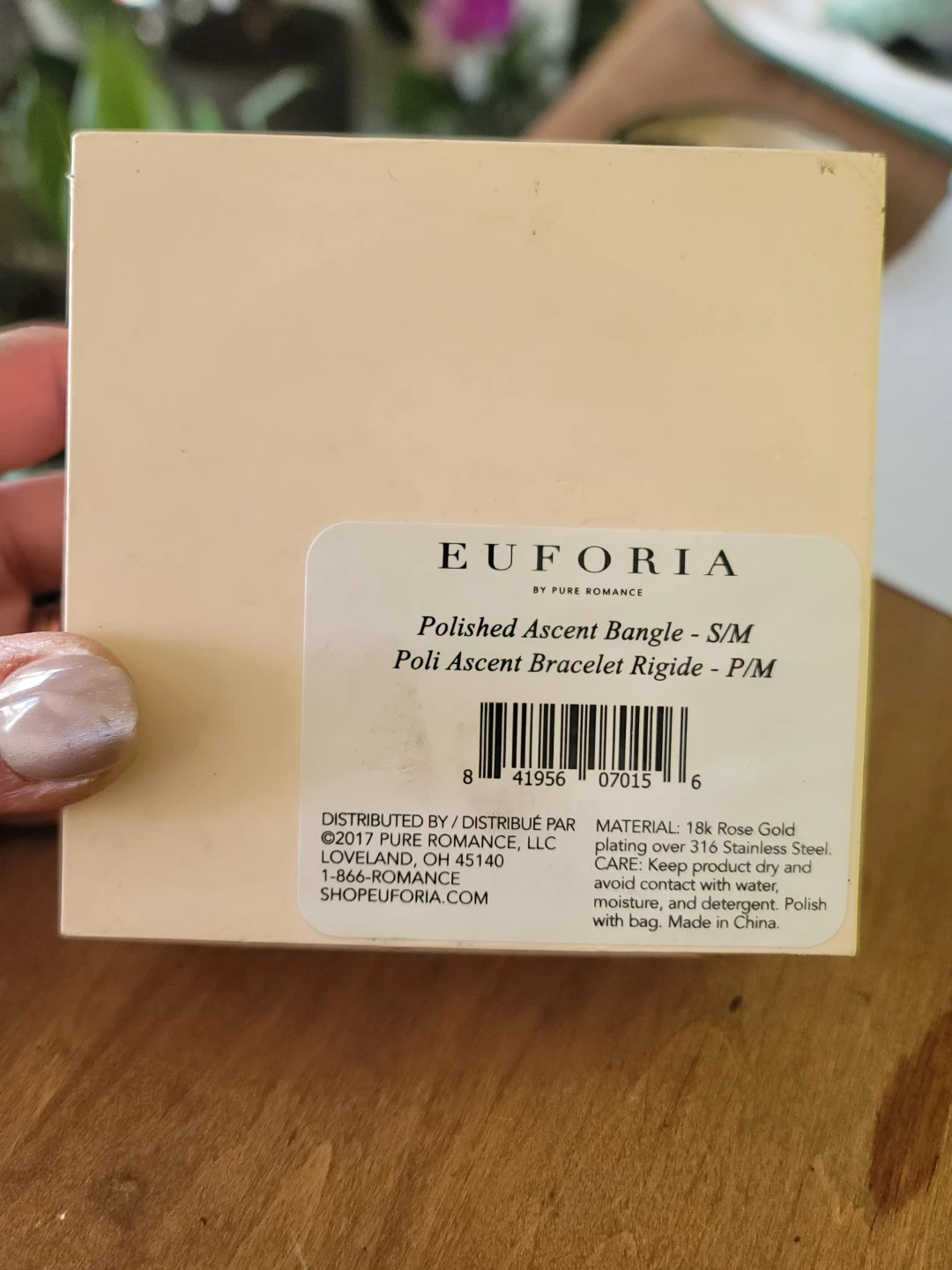 Euforia Polished Ascent Bangle S/M Rose Gold - photo 2
