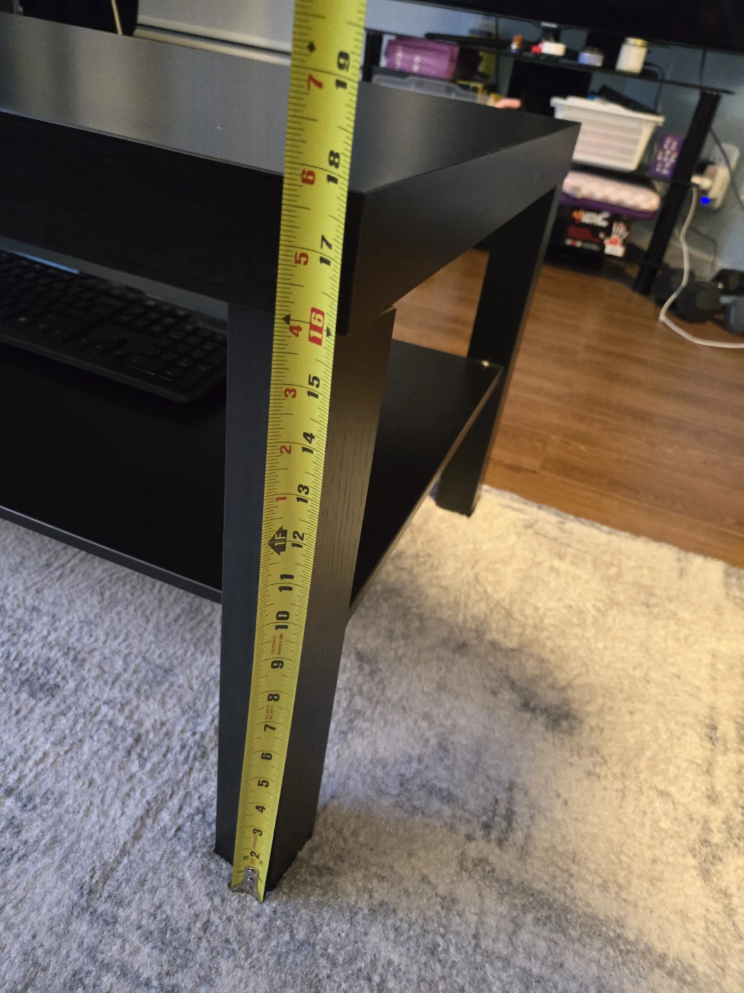 IKEA Coffee Table – Black – Excellent Condition