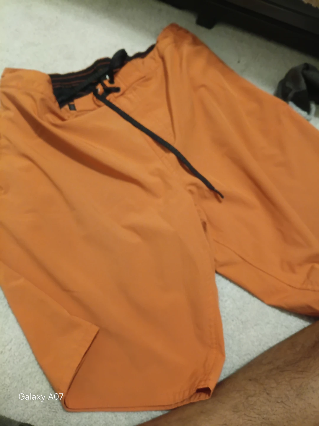 Orange Nike Swim Trunks