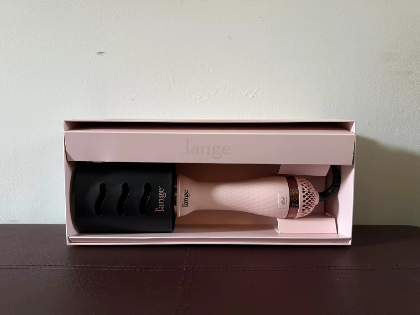 Lange Le Volume 60mm 2-in-1 Titanium Brush Dryer - Blush