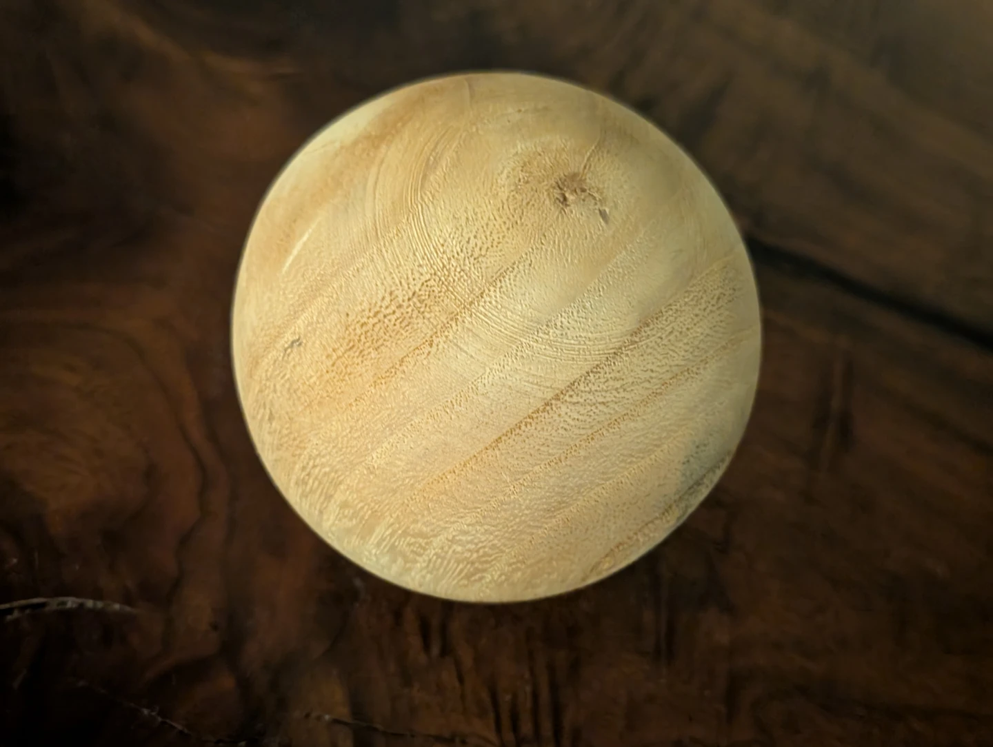 Wooden Sphere Decorative Accent - photo 4