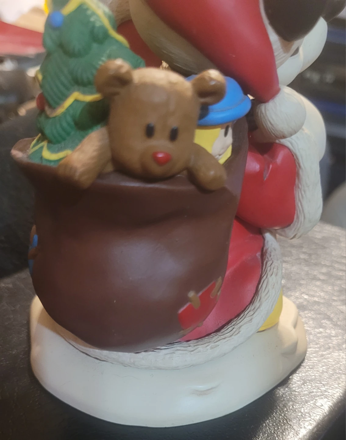 Disney Mickey Mouse Santa Claus Figurine with Christmas - photo 3