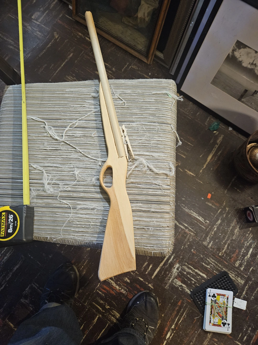 Handmade Wooden Toy Rifle - photo 2