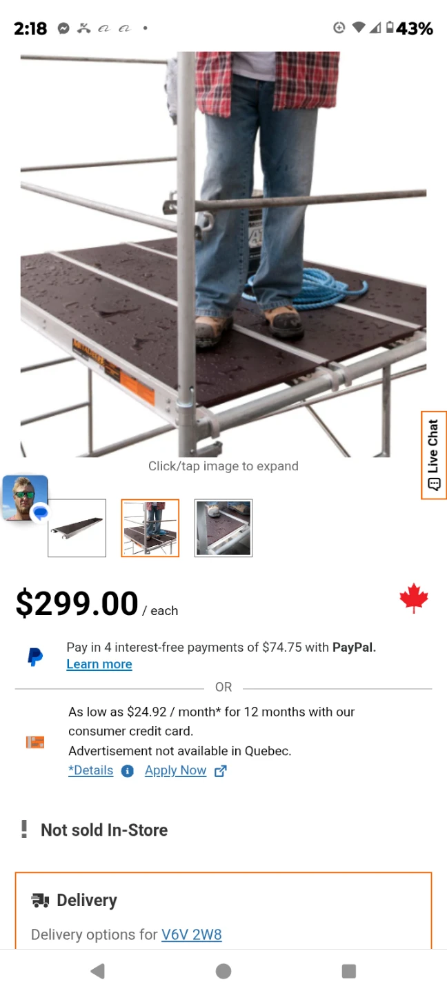 Scaffolding Platform Plank