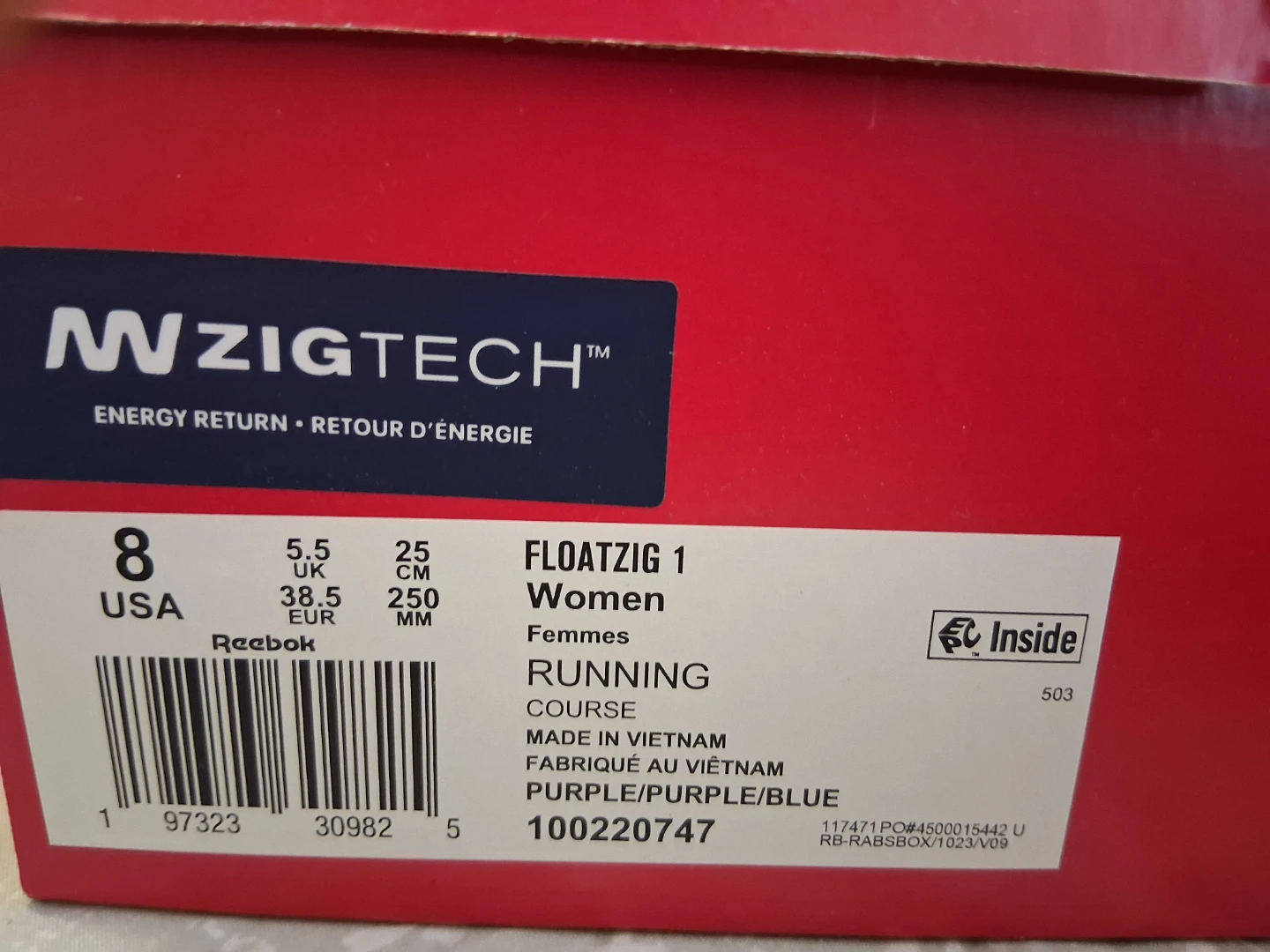 Reebok Women's FloatZig 1 Running Shoes Size 8 - photo 3