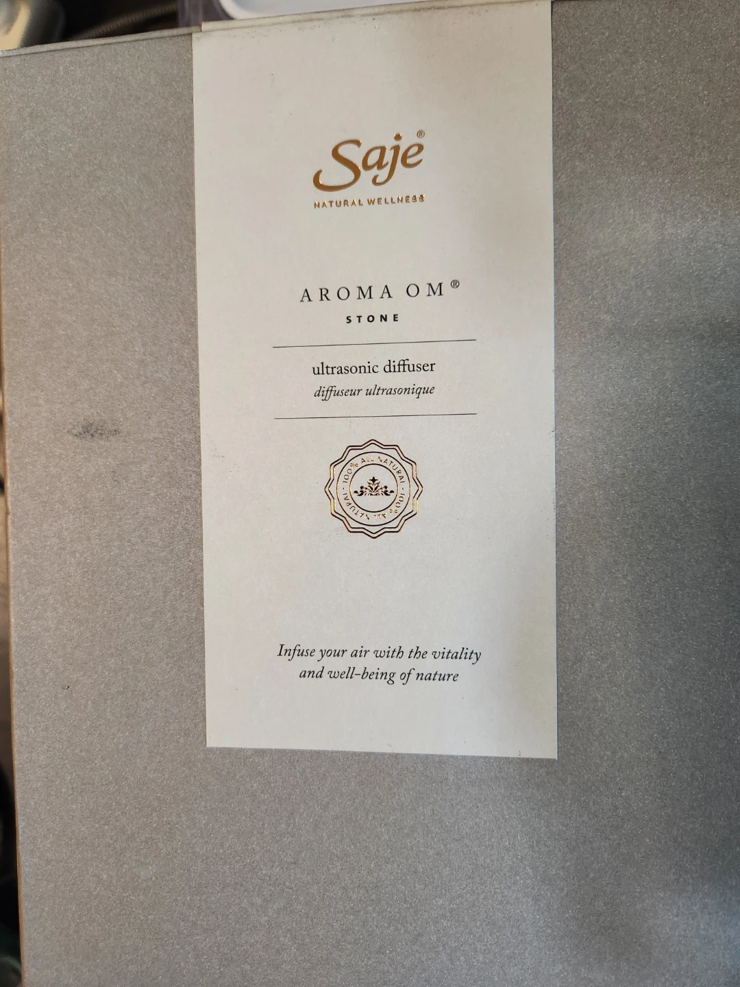 Saje Aroma Om Stone Ultrasonic Diffuser