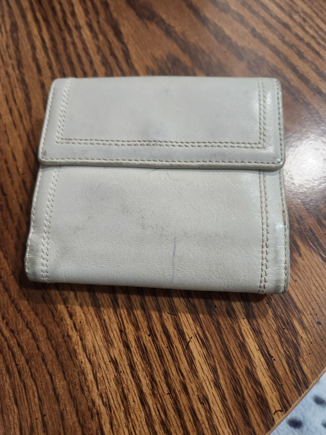 Coach White Leather Bifold Wallet - photo 3