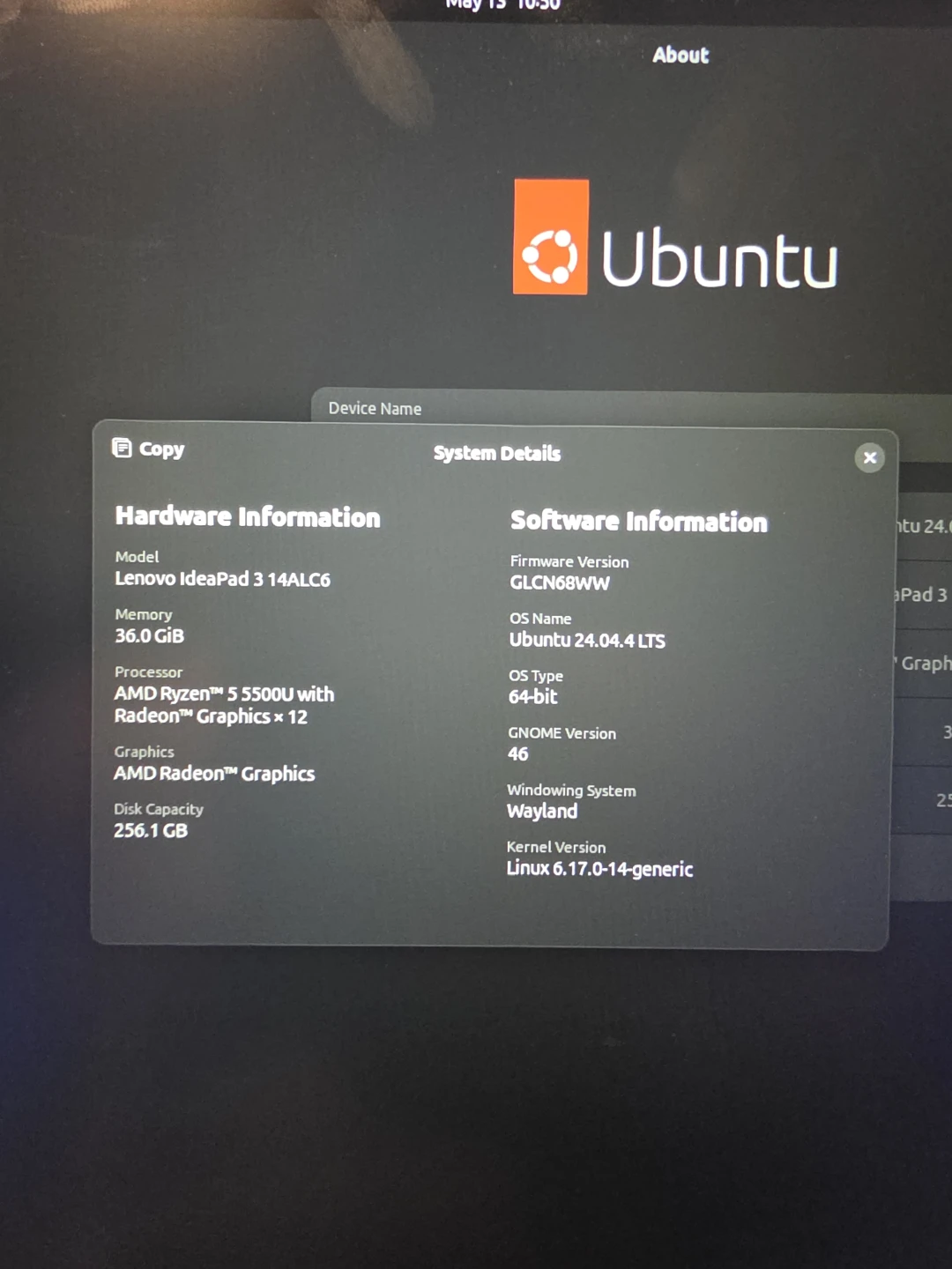 Lenovo AMD Ryzen 5 5500u Laptop with Radeon Graphics - photo 4