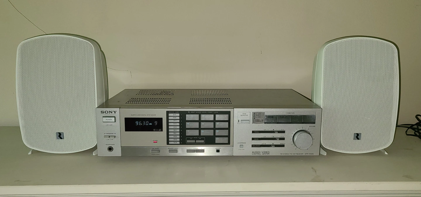 Vintage SONY STR-VX350 Receiver + Russound Speakers