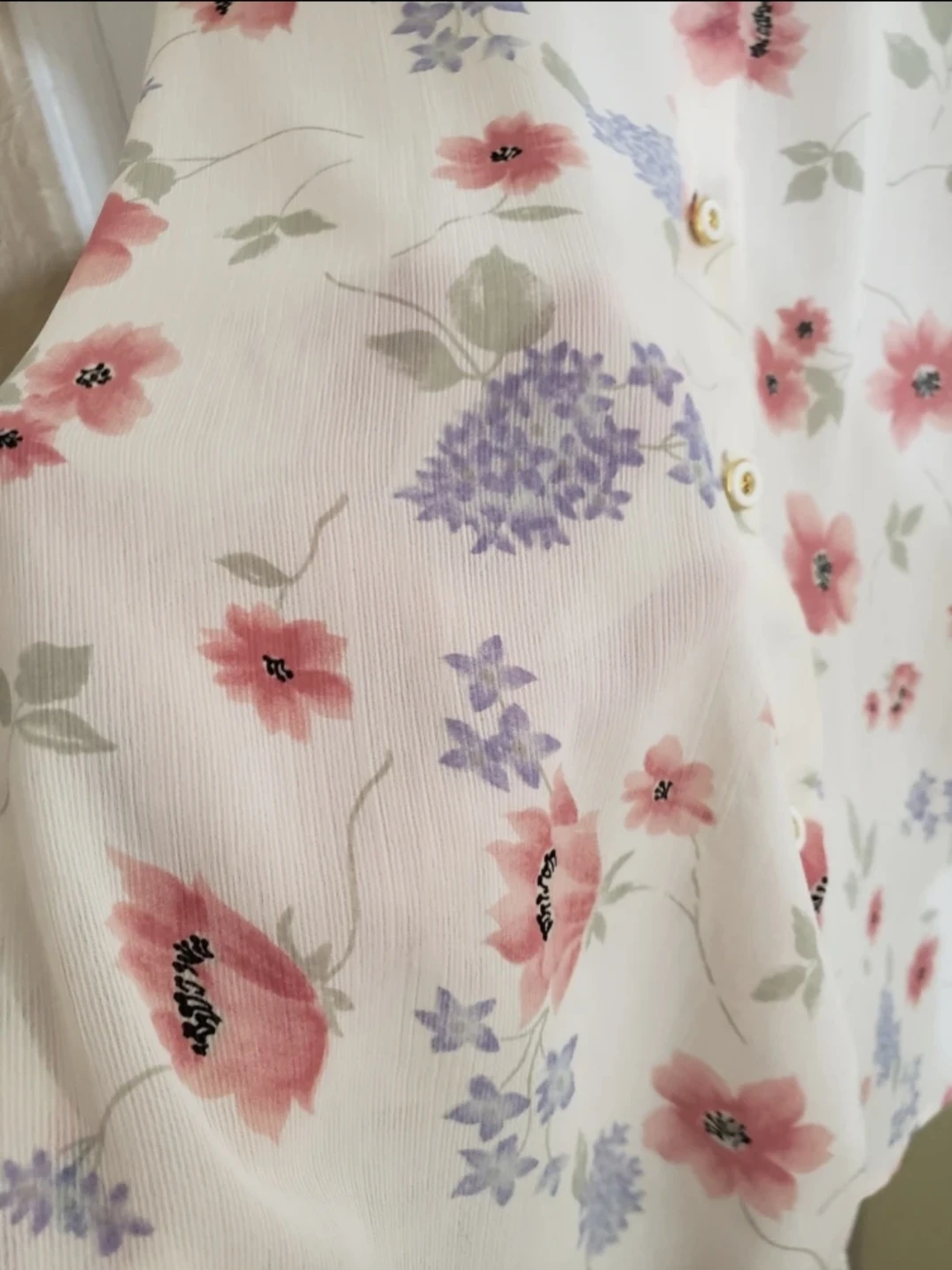 Everlast Women's Floral Button size 14-Up Shirt - photo 4
