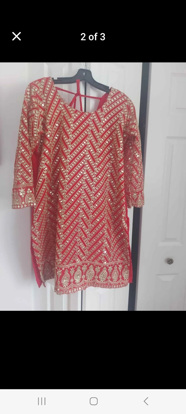 Indian Sharara suit with dupatta - photo 2