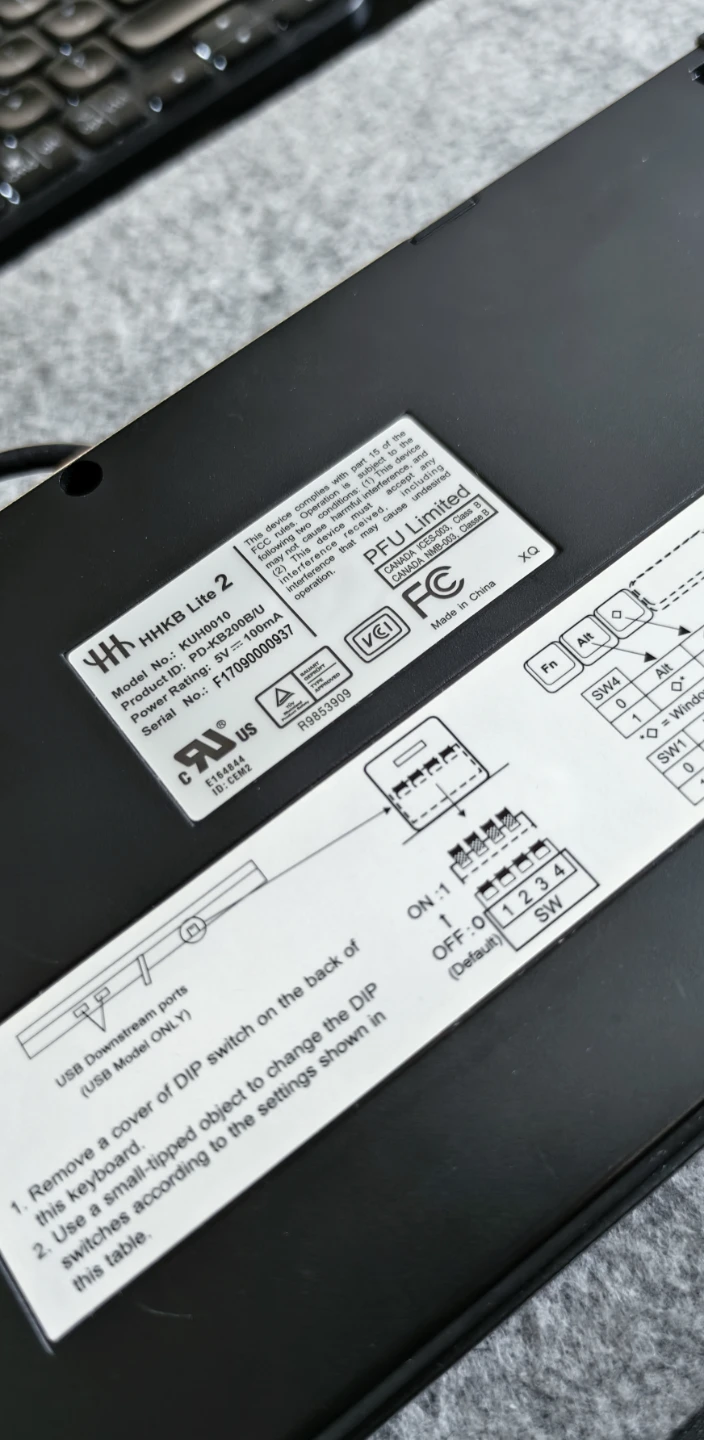 HHKB Lite 2 Keyboard - photo 2
