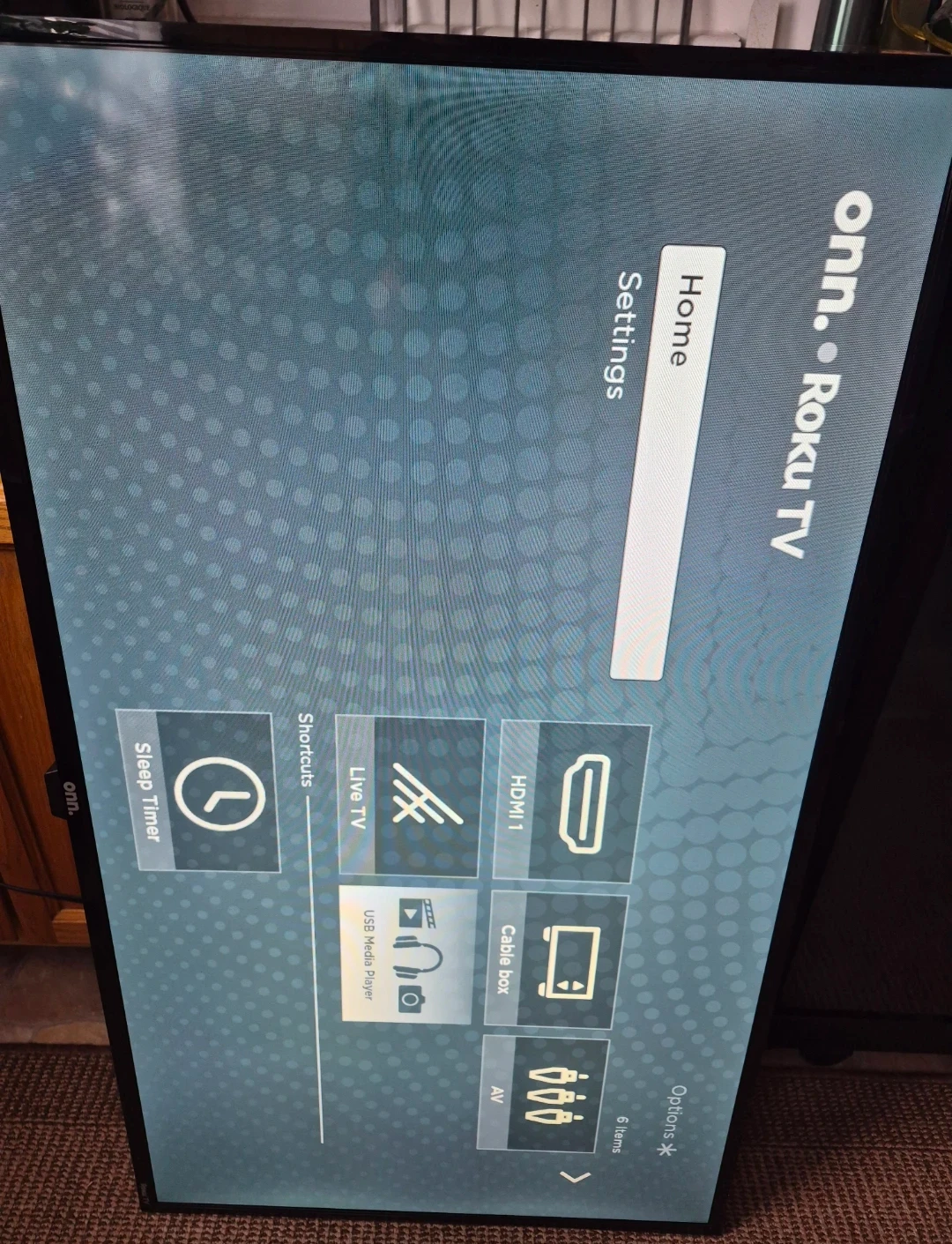 43" onn. Roku TV With HDMI Cable