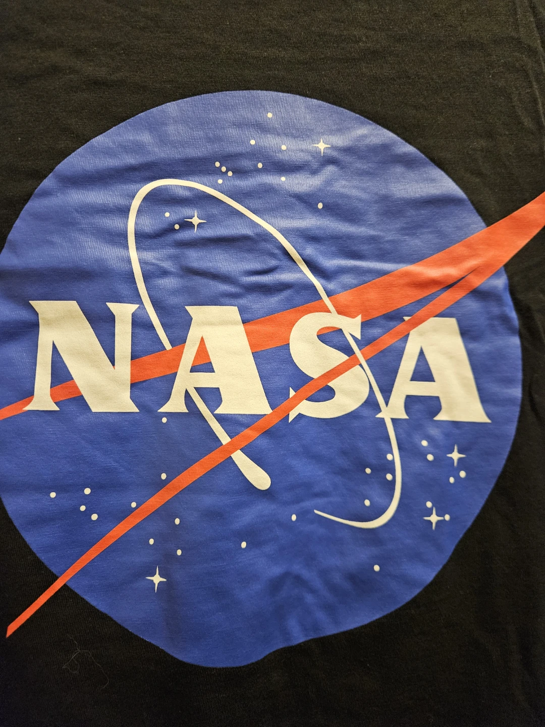 H&M NASA Logo T-Shirt - Black, Size L - photo 3