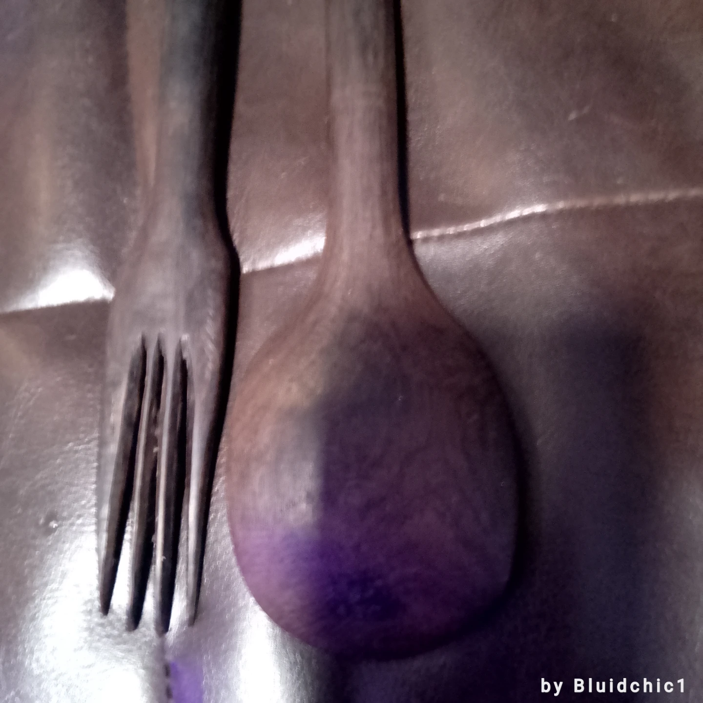 Wooden Serving Spoon and Fork Set