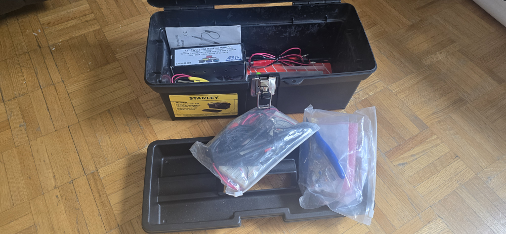 Stanley 16-inch Toolbox with Assorted Wire Tools