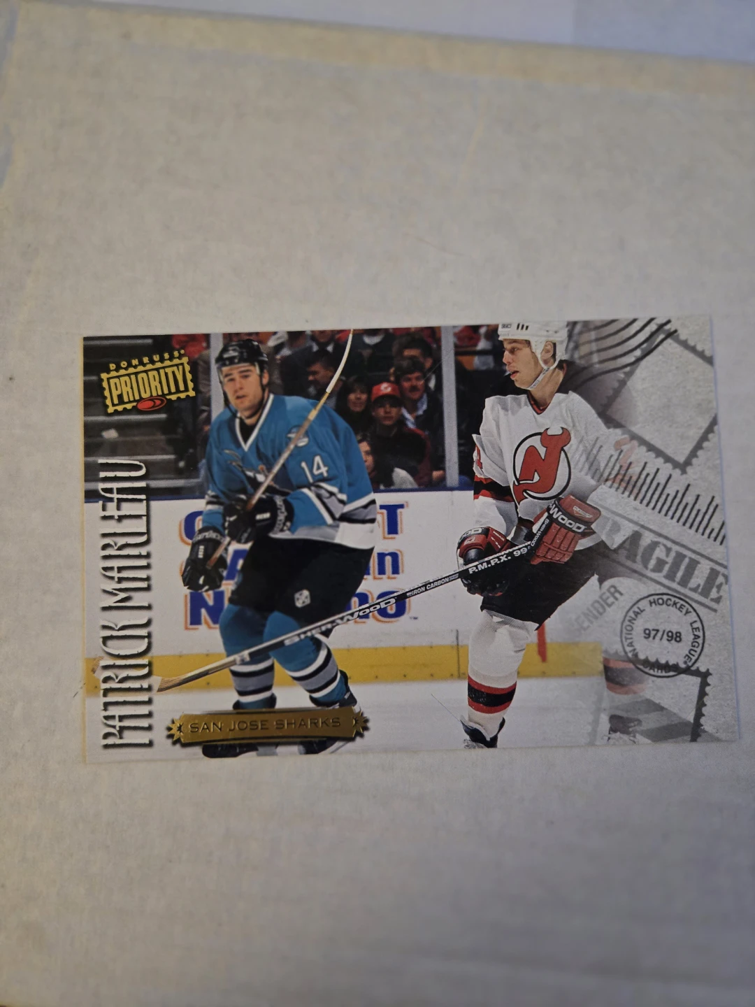Patrick Marleau 1997-98 Donruss Priority Hockey Card