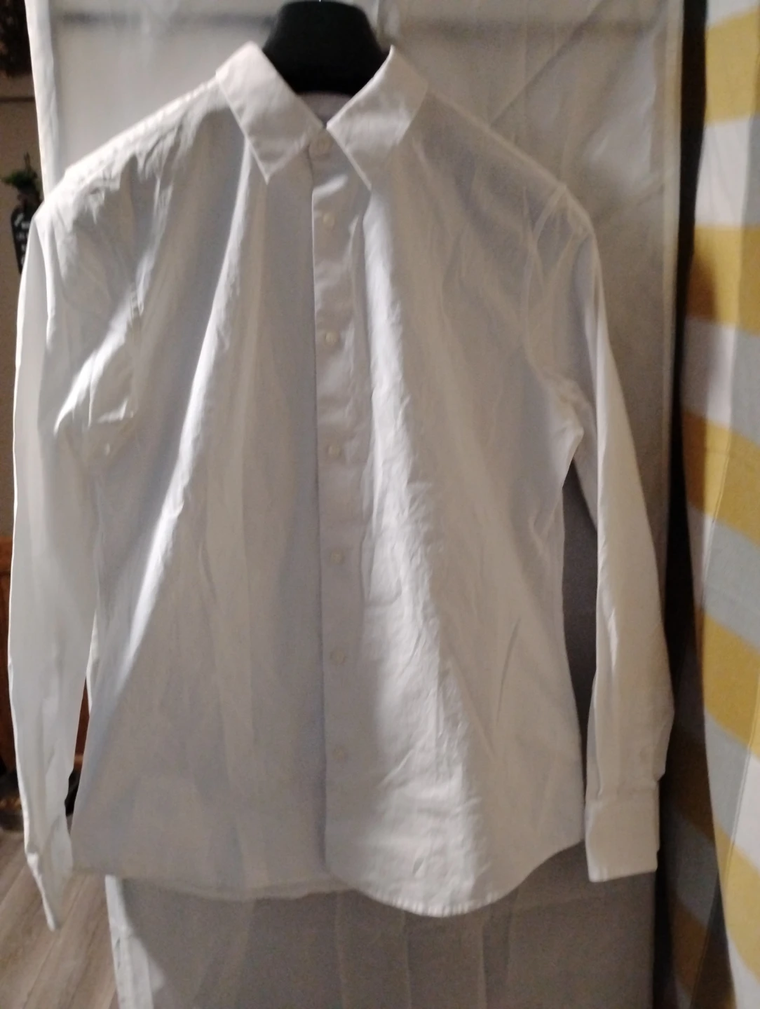 White Button-Up Dress Shirt