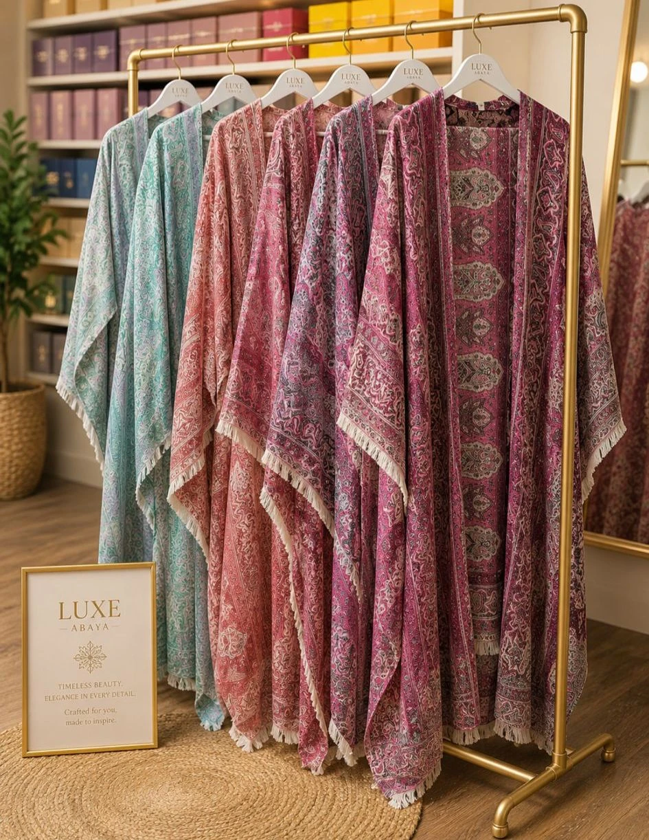 LUXE Abaya Kimono Cover-Up