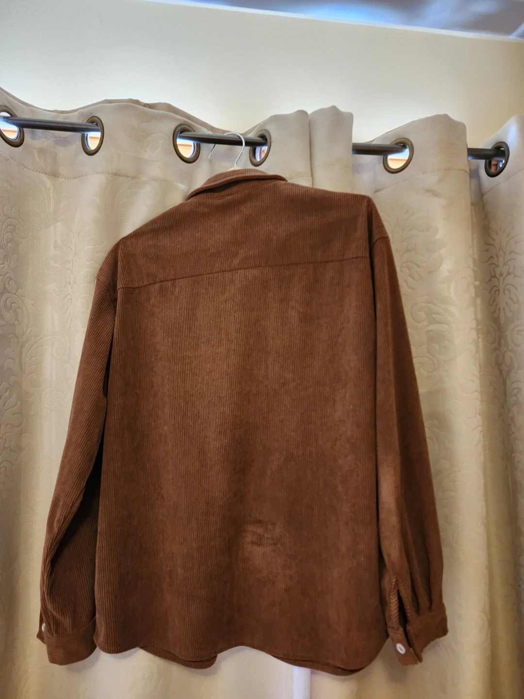 ODEX Brown Corduroy Button Up Shirt - Size [M] - photo 2
