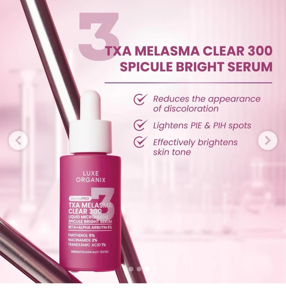 Luxe Organix TXA Melasma Clear 300 Bright Serum - photo 3