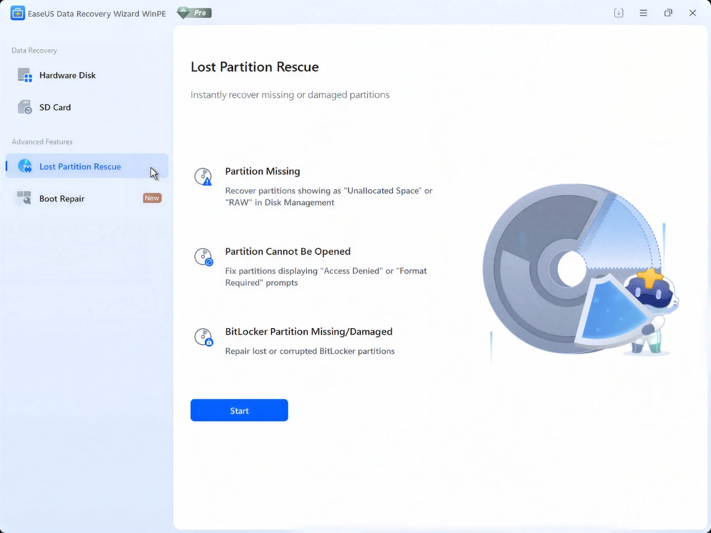 EaseUS Data Recovery Wizard Bootable DVD - photo 5