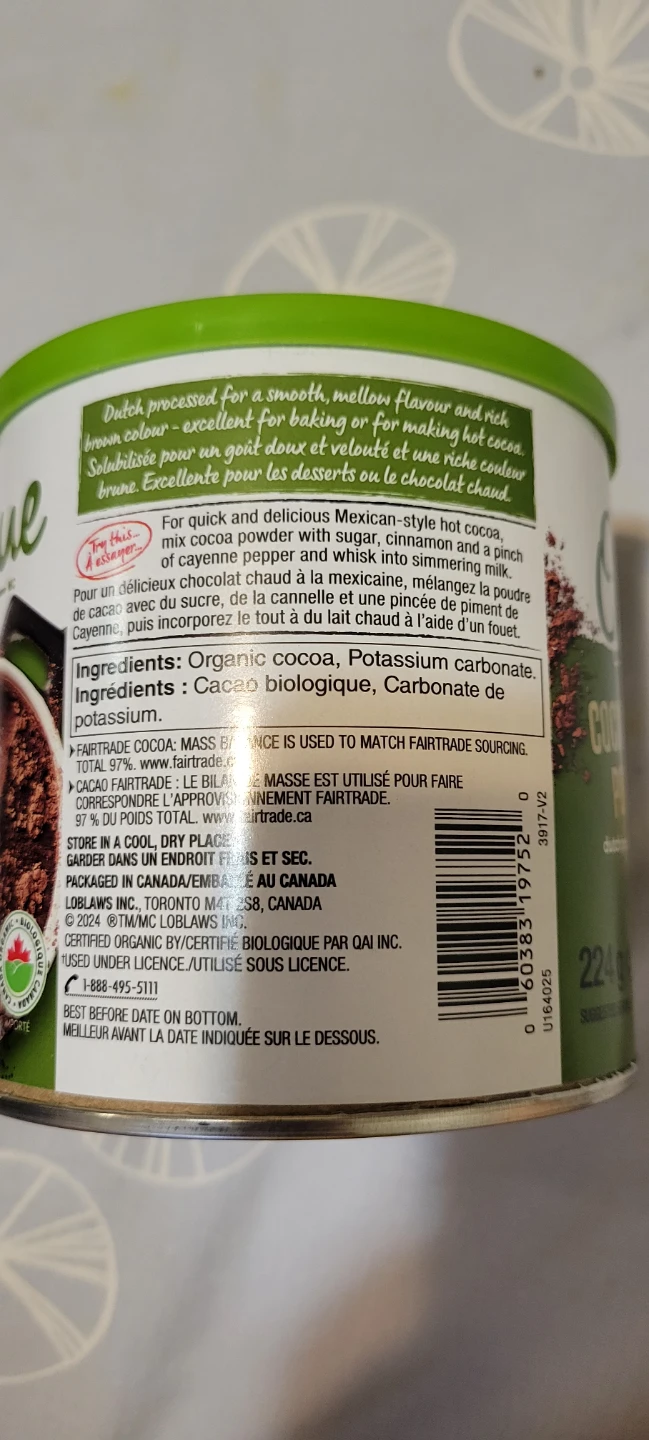 PC Biologique Soluble Cacao Powder 224g - photo 2
