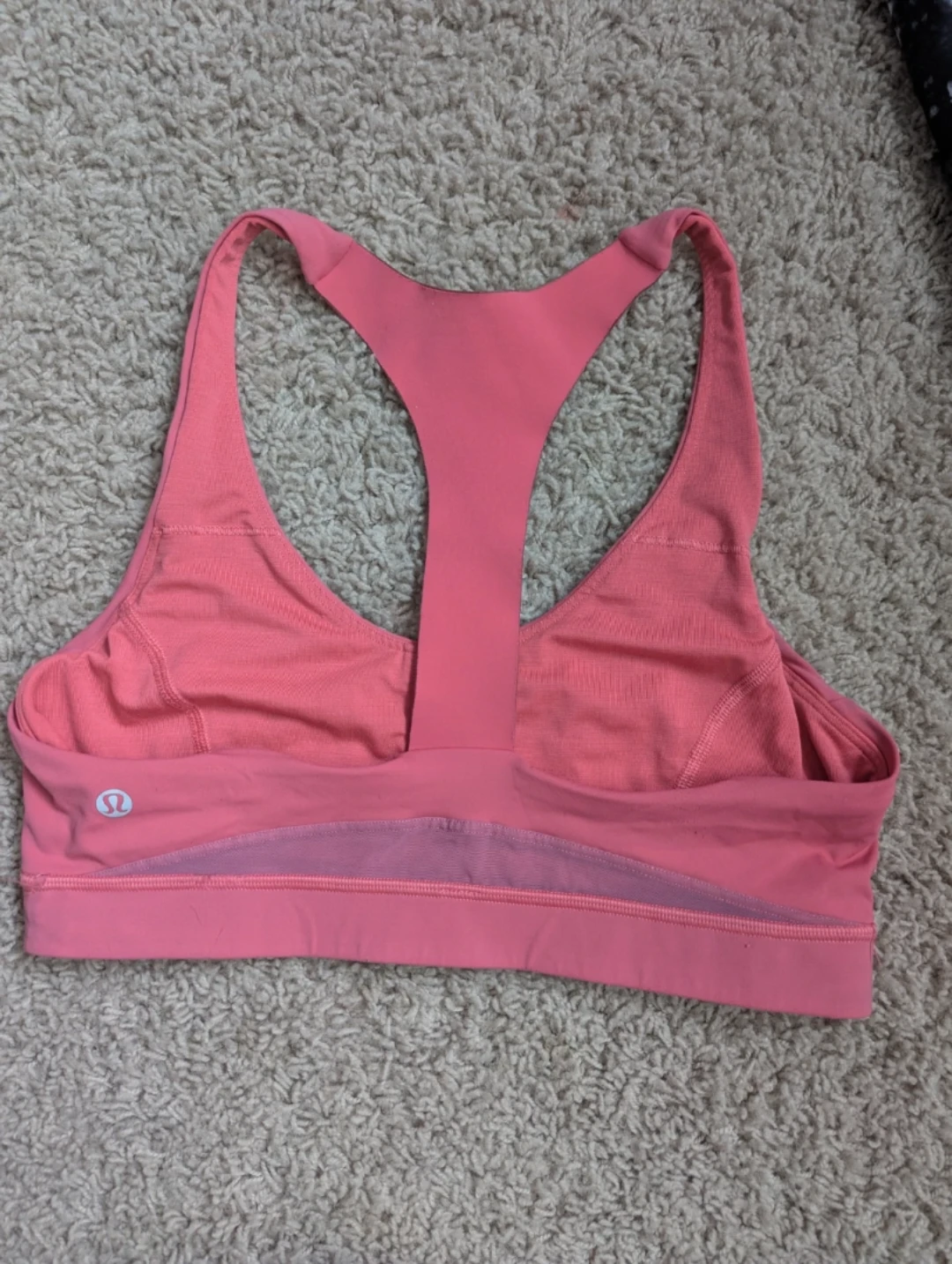 Lululemon Sports Bra Size 8 Coral - photo 2