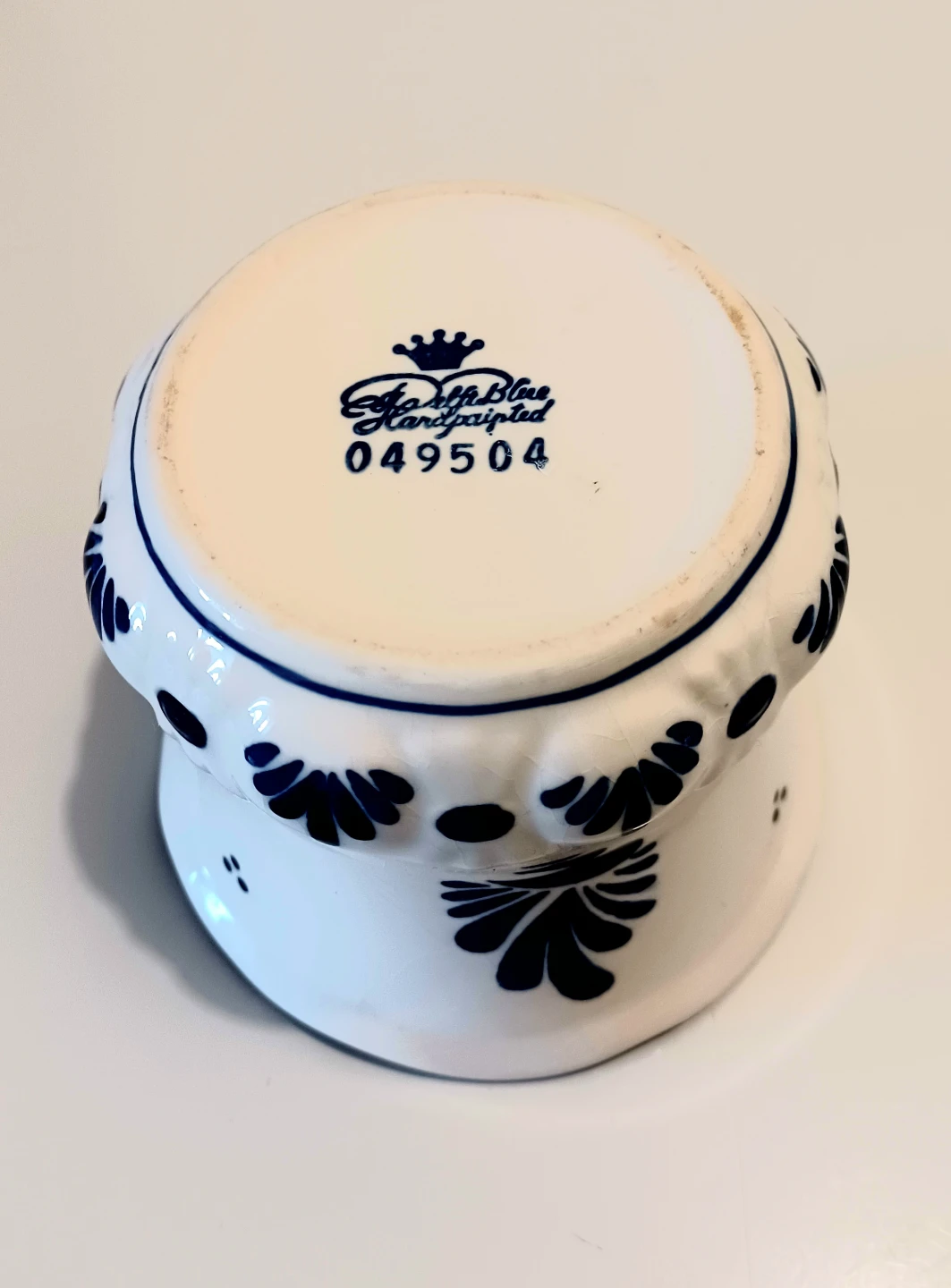 Vtg Delft Blue Vase - photo 4