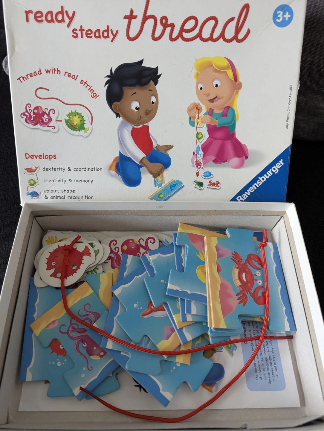 Ravensburger Ready Steady Thread Board Game