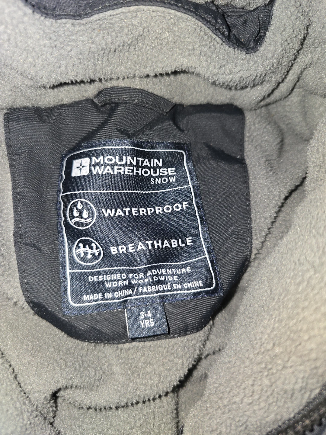 Mountain Warehouse Snow Snowsuit - 3-4 Years - photo 2