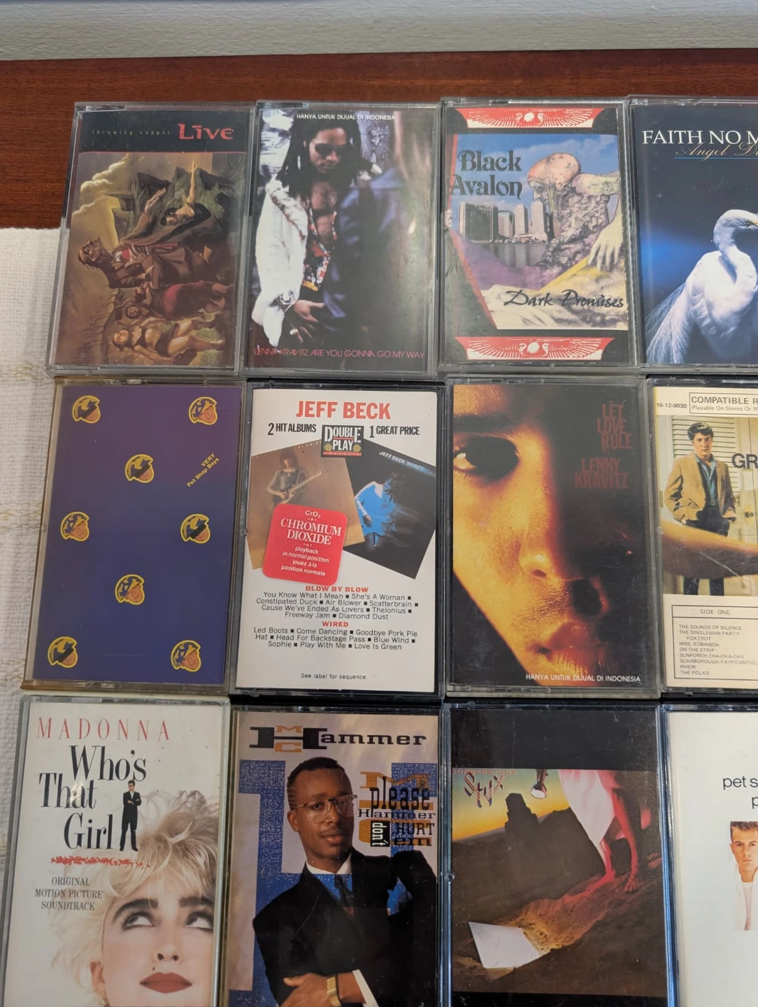 Vintage Cassette Tapes lot - Various Artists