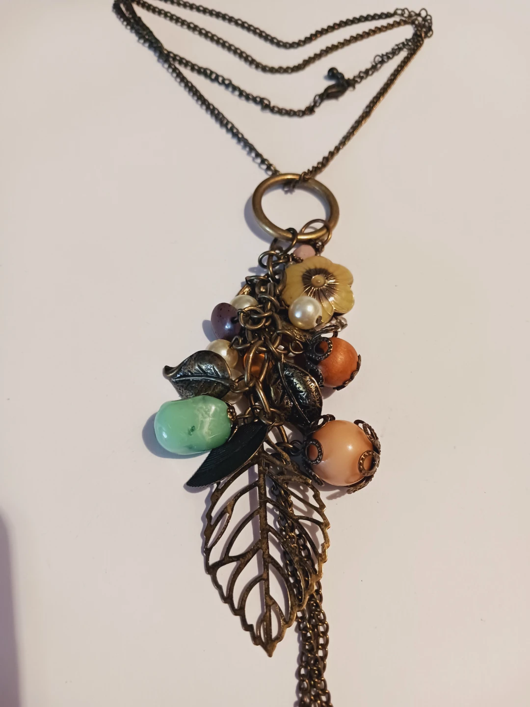 Beautiful Multi Charms & Stones Pendant with Necklace - photo 3