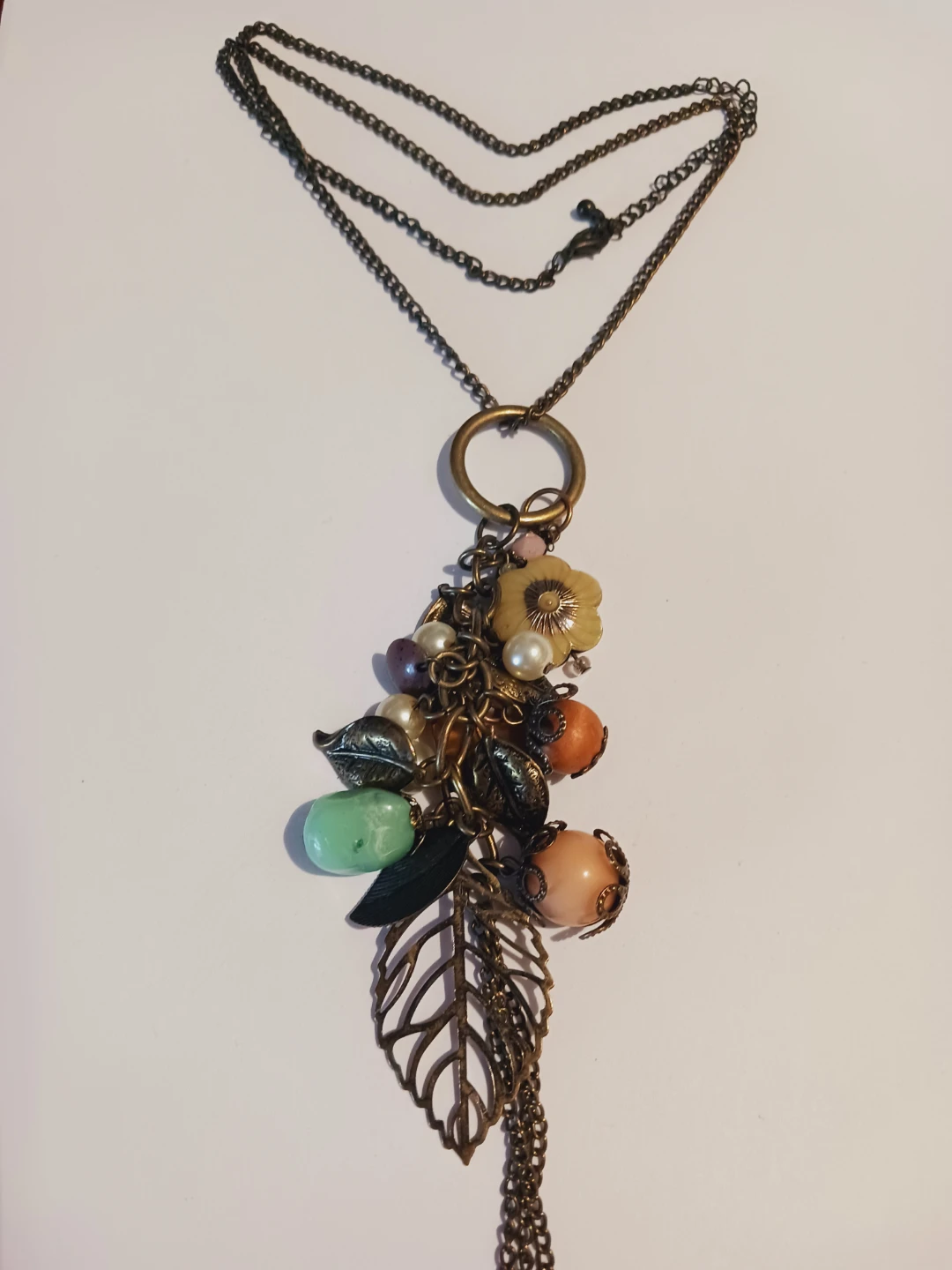 Beautiful Multi Charms & Stones Pendant with Necklace - photo 4