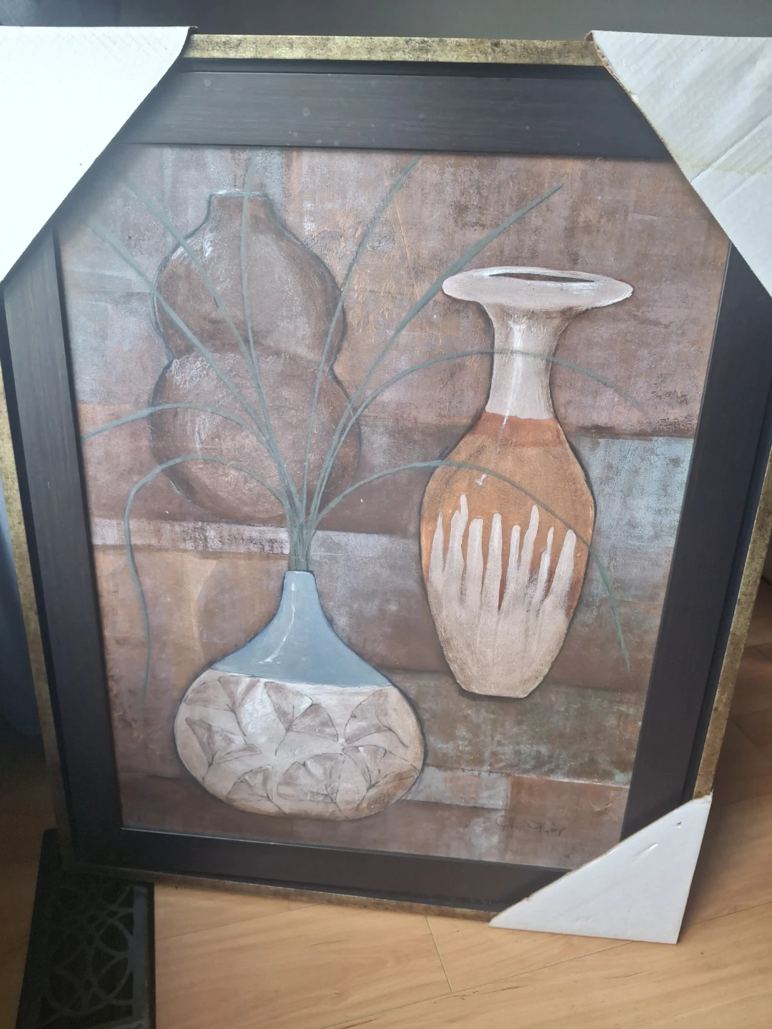 Framed Artwork - Still Life with Vases