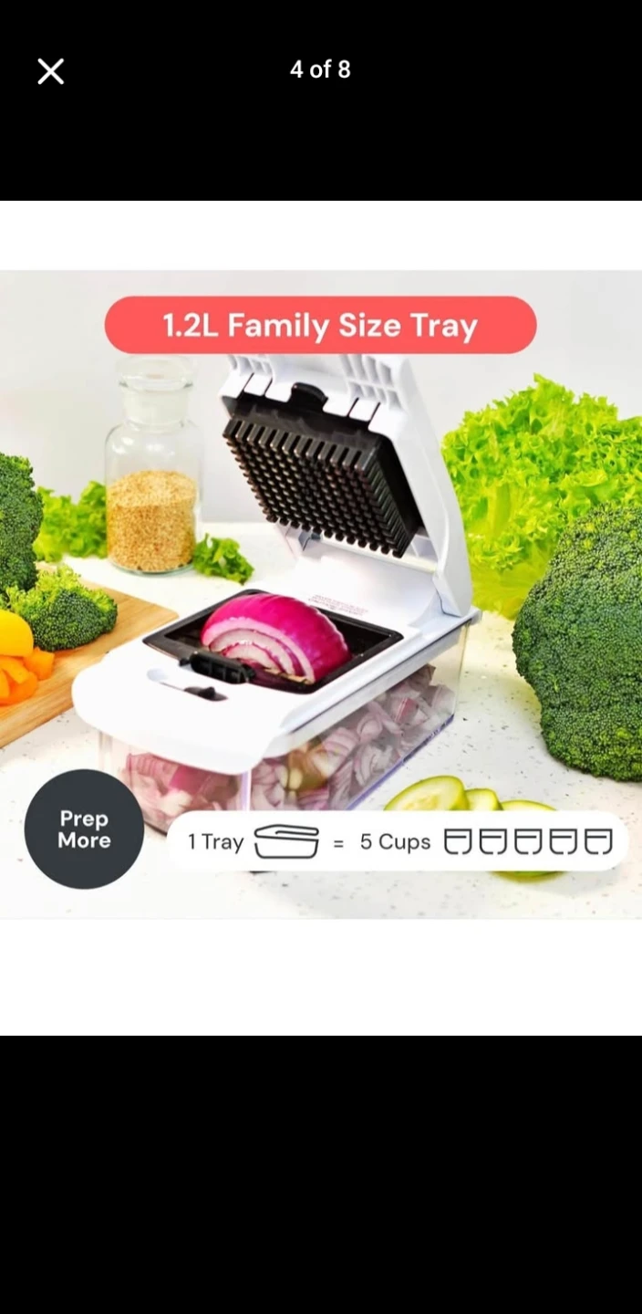 NEW!   Joined 4-in-1 Food Chopper - photo 2