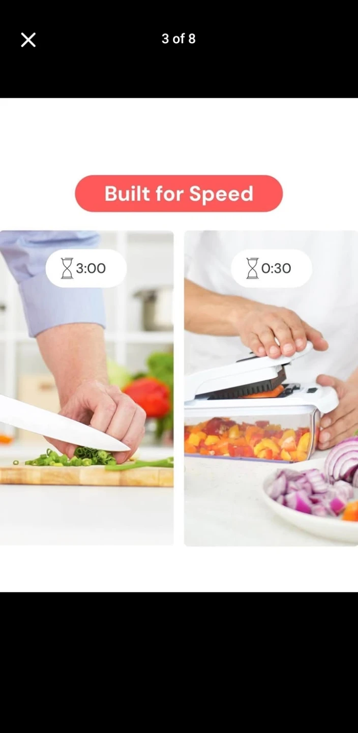 NEW!   Joined 4-in-1 Food Chopper - photo 3