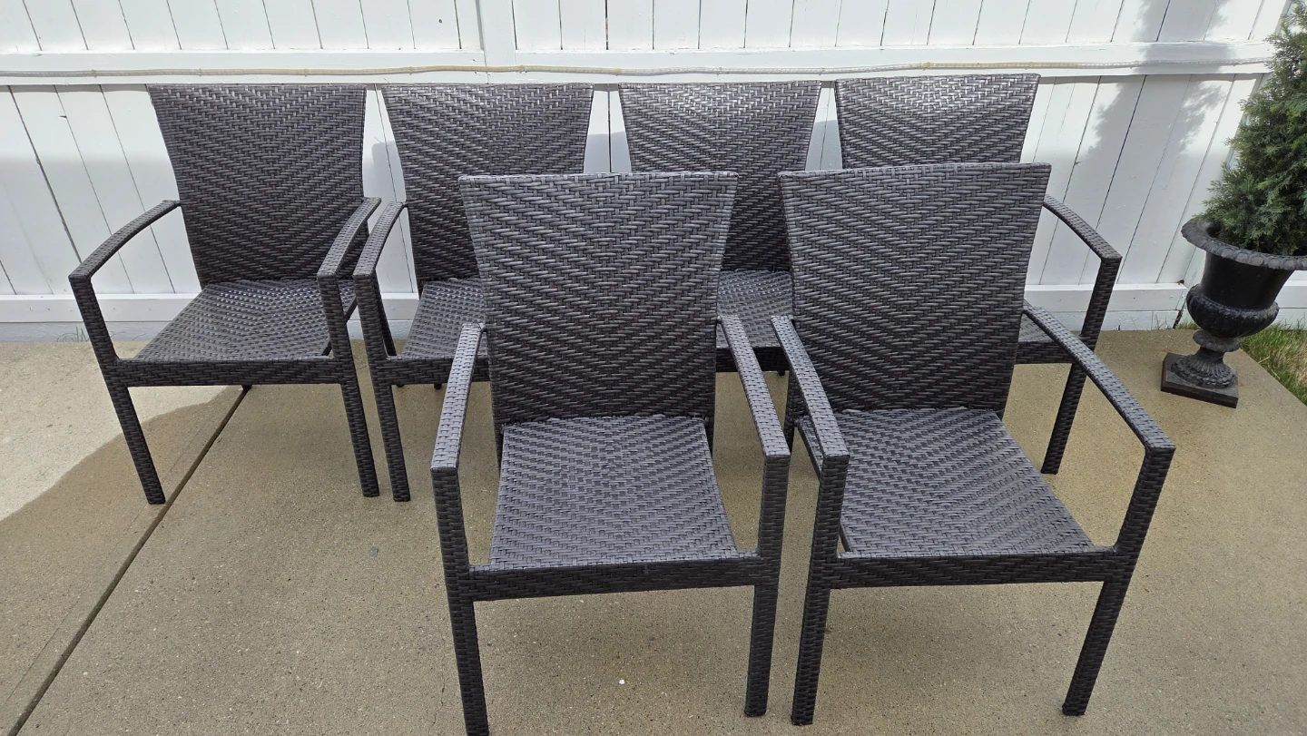 Rectangle  table with 6 chairs - photo 4