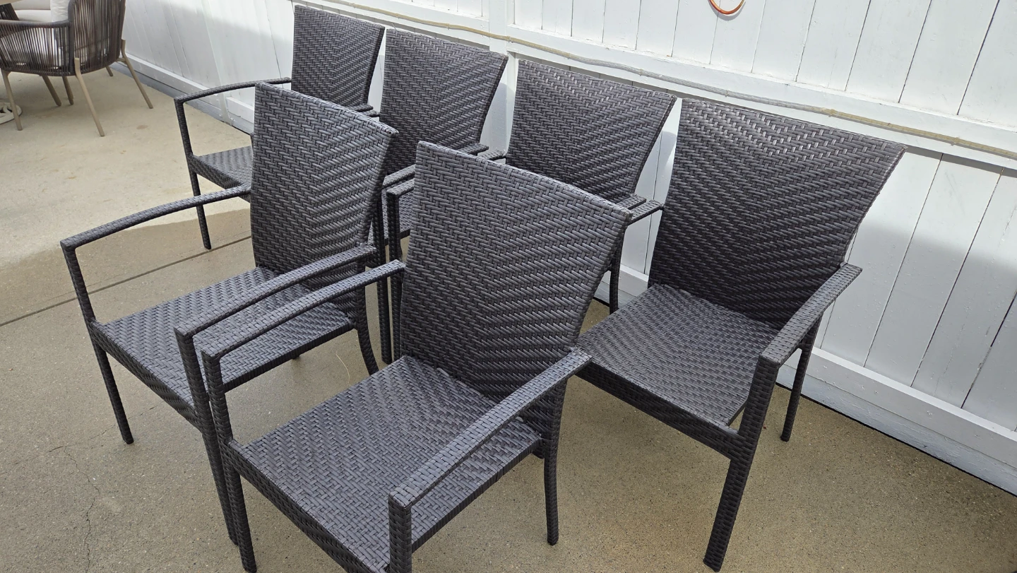 Rectangle  table with 6 chairs - photo 5