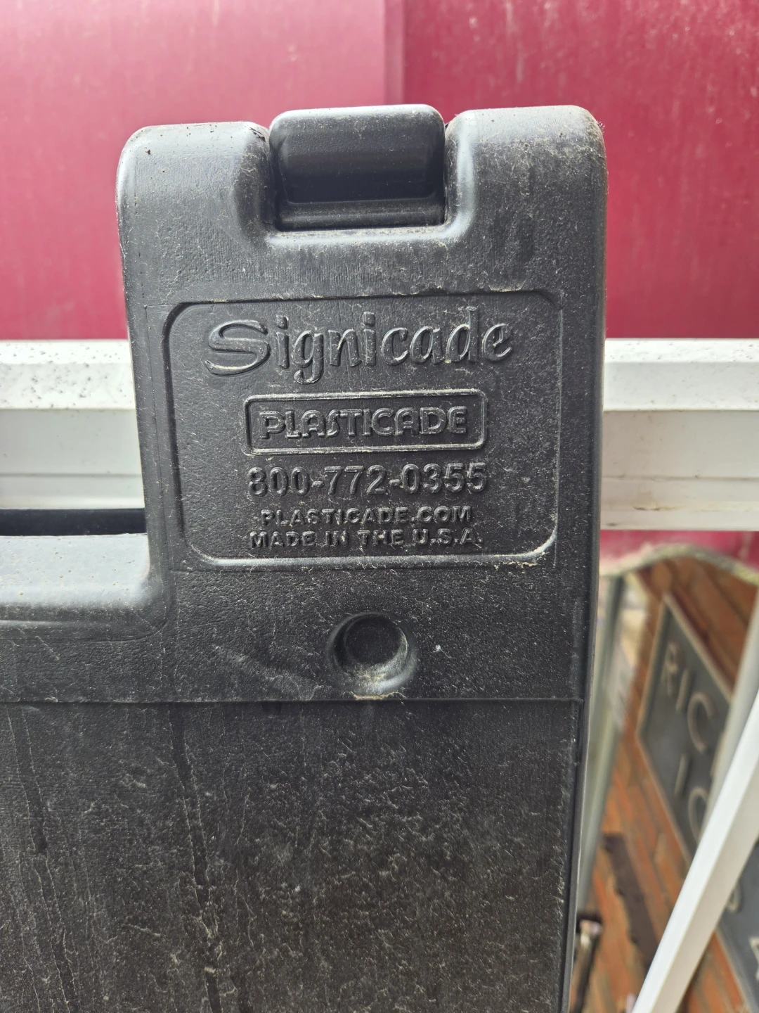 Signcade Plastic A-Frame Sign - Black - photo 2