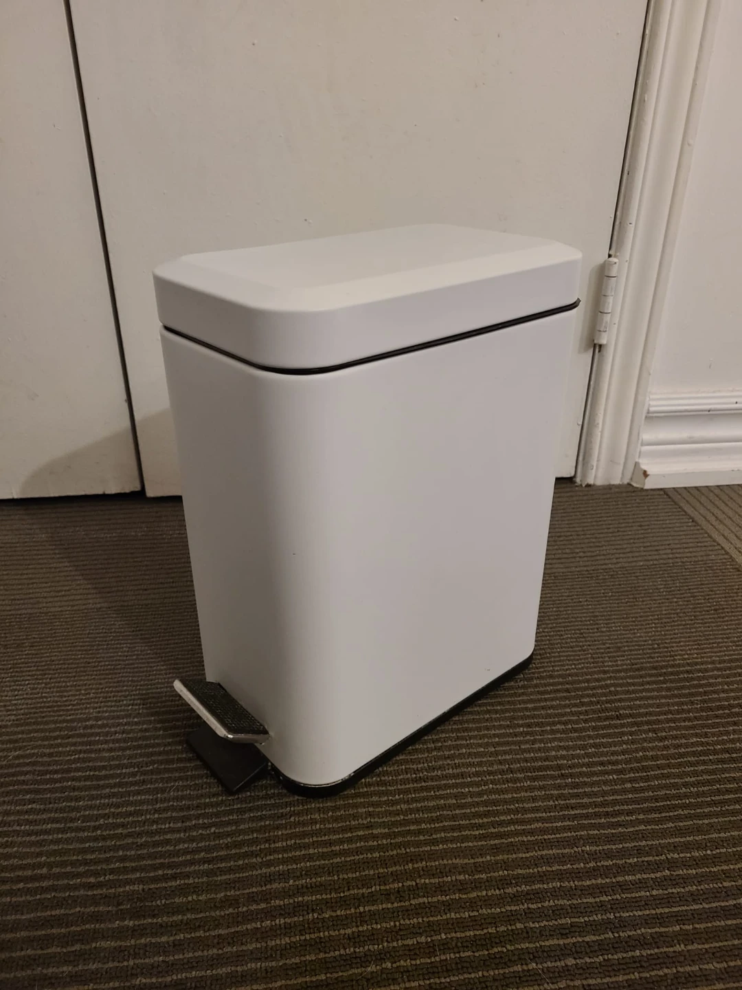 White Pedal Bin