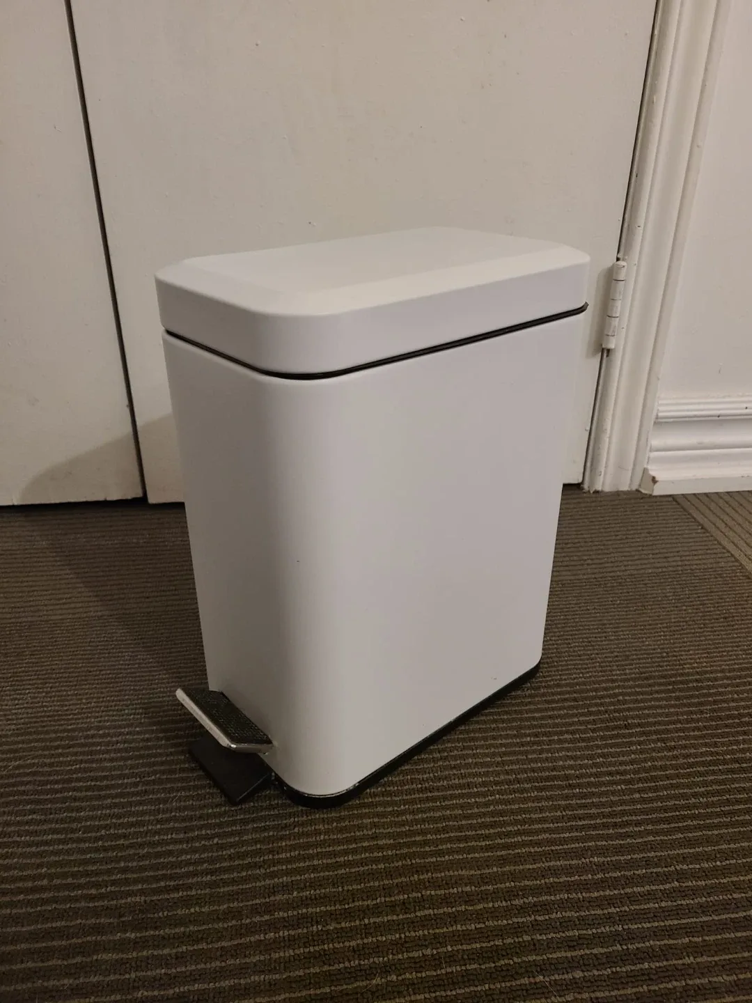 White Pedal Bin