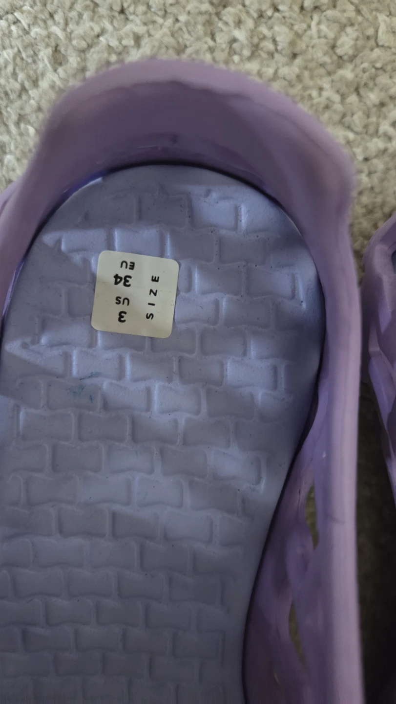 Purple Water Shoes size 3 US - photo 3
