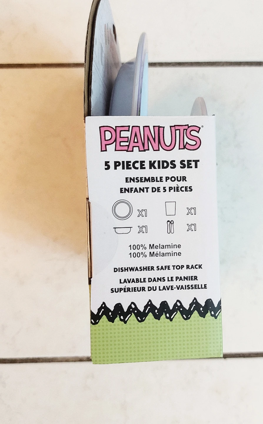 Brand New 5-Piece Peanuts Dinnerware Set - photo 3