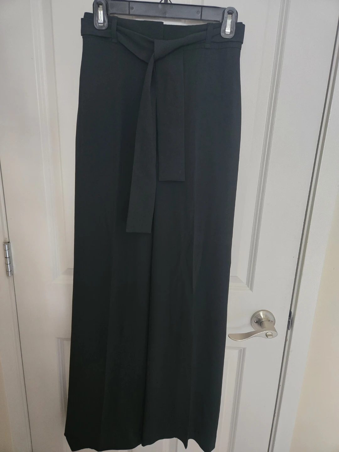 Babaton Green Wide Leg Belted Pants - photo 2