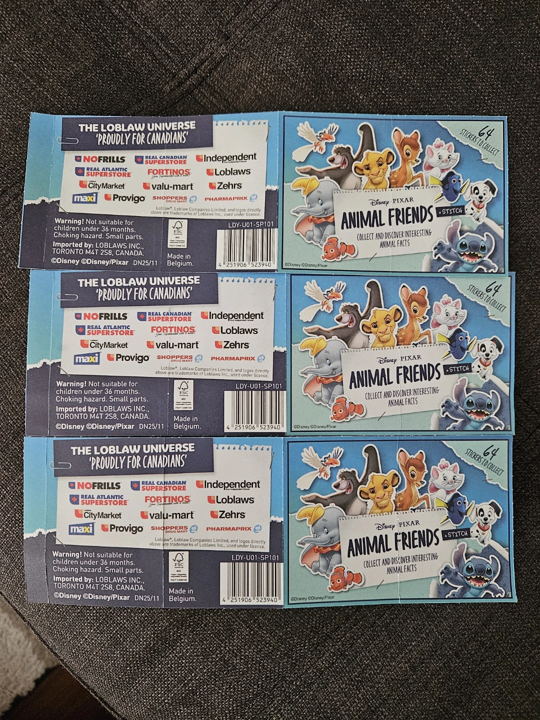 Disney Pixar Animal Friends Stickers Collection Loblaw - photo 2