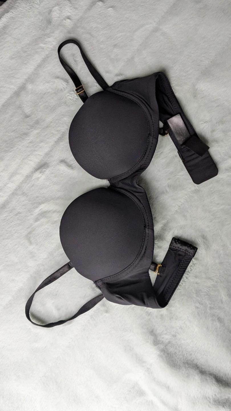 FitCherries 32C Bra: Anytime Strapless, Sleek Black - photo 5